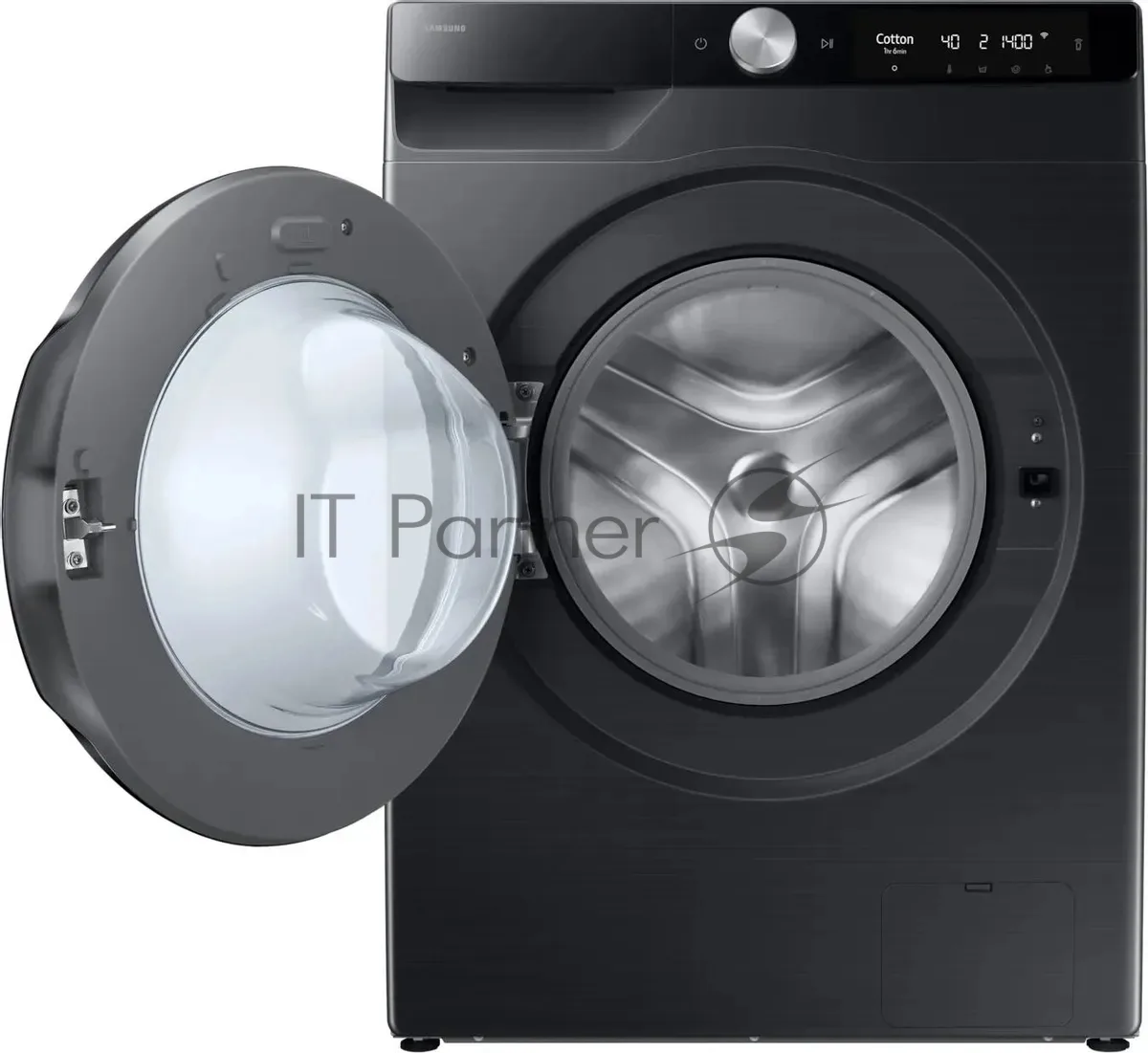 Стирально-сушильная машина Samsung WD11DG6B85BBLP, фронтальная загрузка, чёрный — фото 3