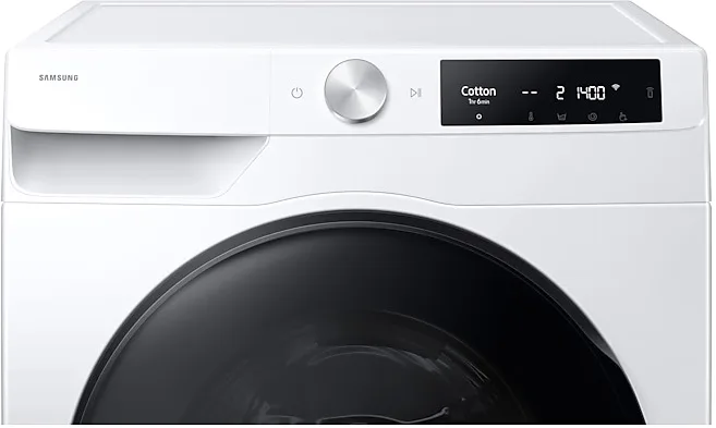 Стирально-сушильная машина Samsung WD11DG6B85BELP, фронтальная загрузка, белый — фото 2