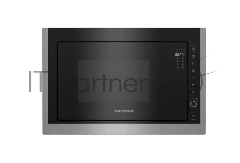 Встраиваемая микроволновая печь Grundig GMI 11311 X, соло, чёрный — фото 2
