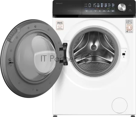 Стиральная машина Weissgauff WM 45127 Steam Direct Drive, фронтальная загрузка, белый — фото 3