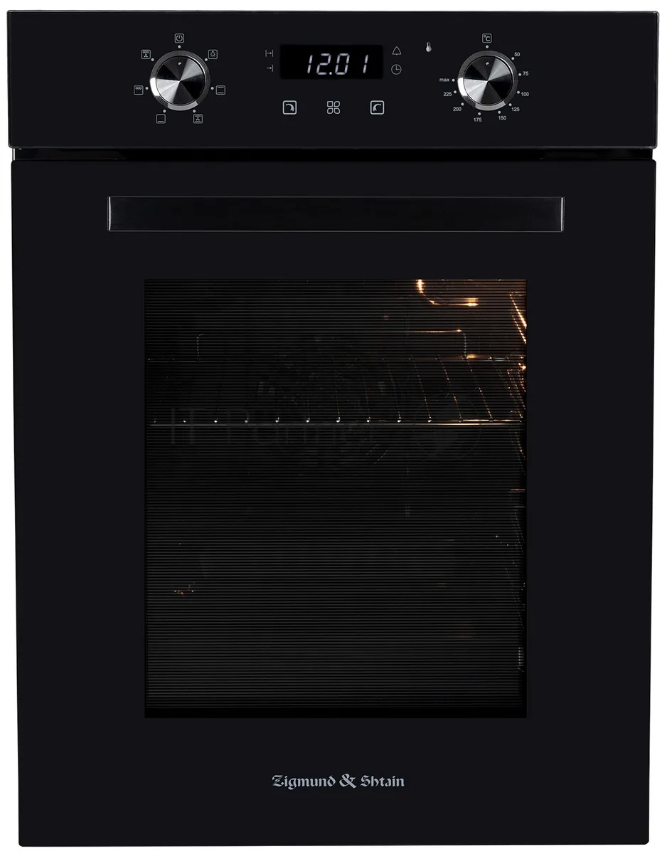 Духовой шкаф Zigmund & Shtain E 174 B, электрический, чёрный