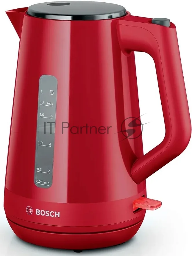 Чайник Bosch TWK1M124, электрический, красный