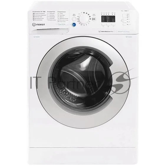Стиральная машина Indesit BWSA 7109 WSV, фронтальная загрузка, белый — фото 2