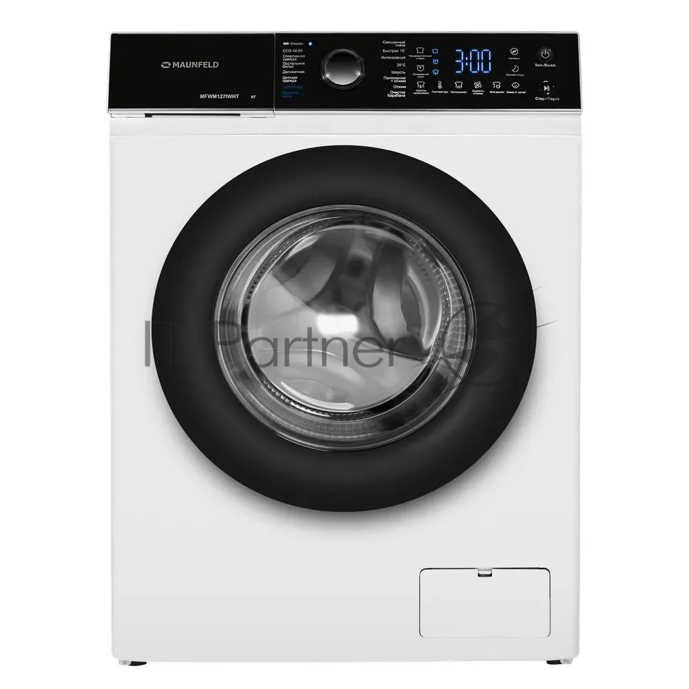 Стиральная машина Maunfeld MFWM106IWHT, фронтальная загрузка, белый
