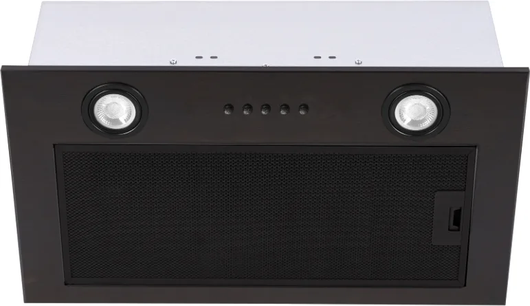 Вытяжка Weissgauff Box 850 PB Black Edition, встраиваемая, чёрный
