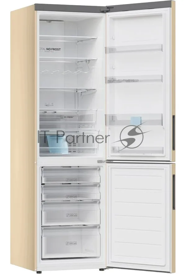 Холодильник Haier C2F637CGGU1, двухкамерный, золотистый — фото 4