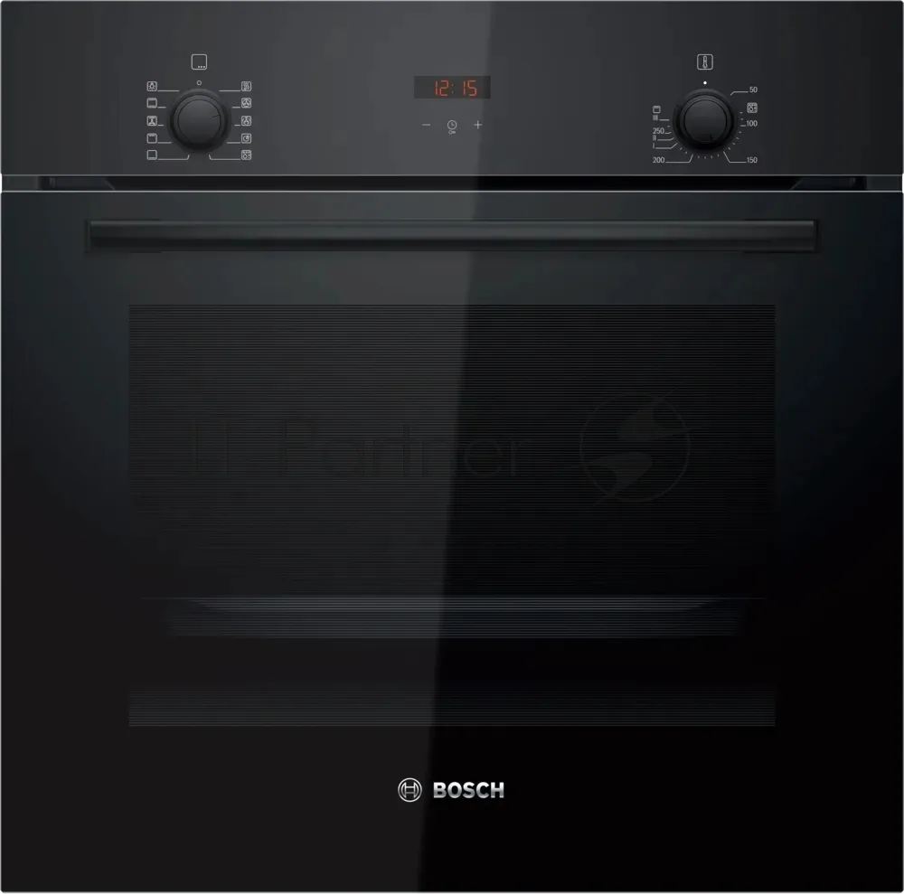 Духовой шкаф Bosch HBF512BB1T, электрический, чёрный — фото 2