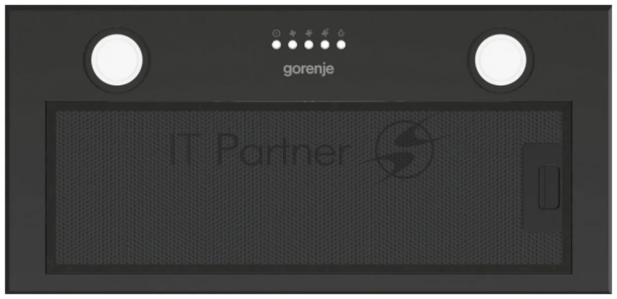 Вытяжка Gorenje BHI626E6B, встраиваемая, чёрный