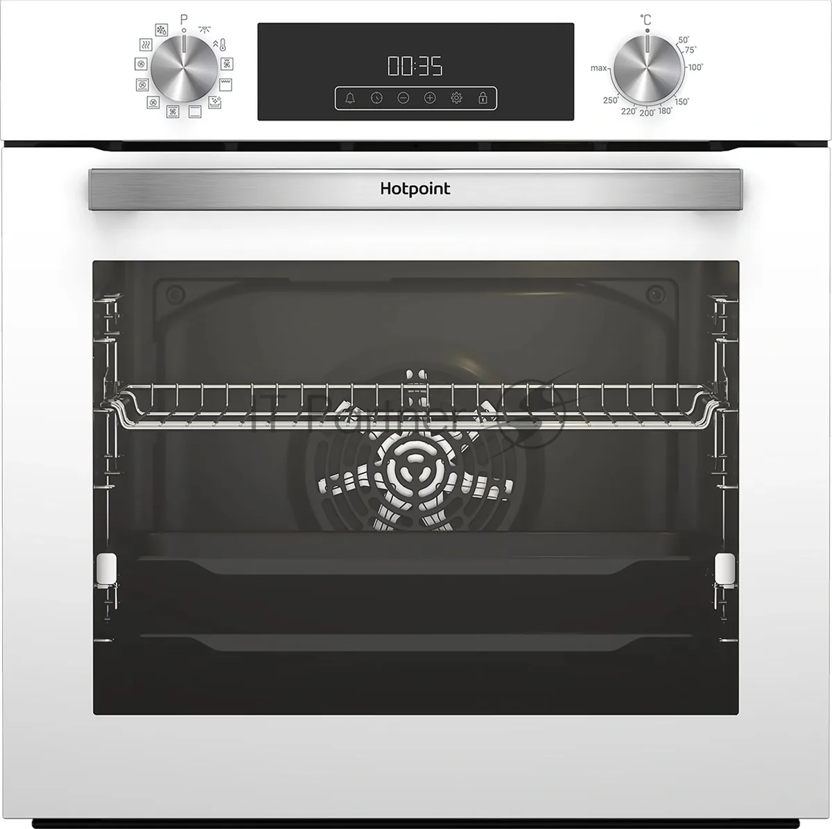 Духовой шкаф Hotpoint HFE8 1221 H, электрический, белый