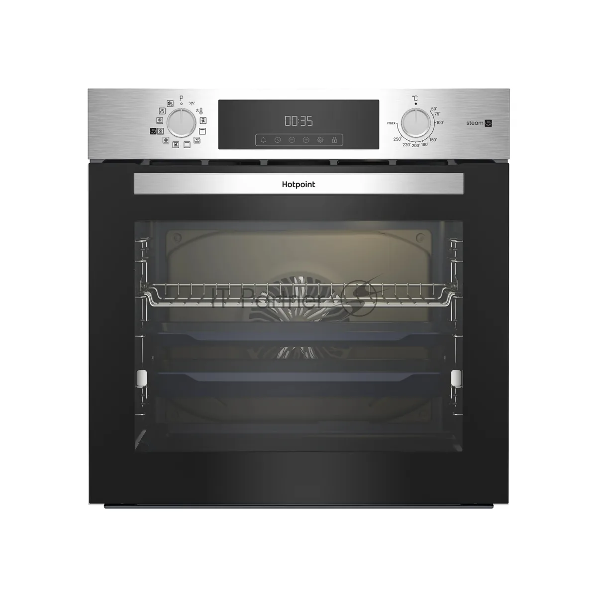 Духовой шкаф Hotpoint HSTF 1231 JSAH IX, электрический, серебристый