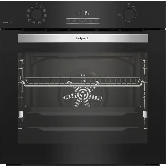 Духовой шкаф Hotpoint FE8 1231 SMP BLG, электрический, чёрный