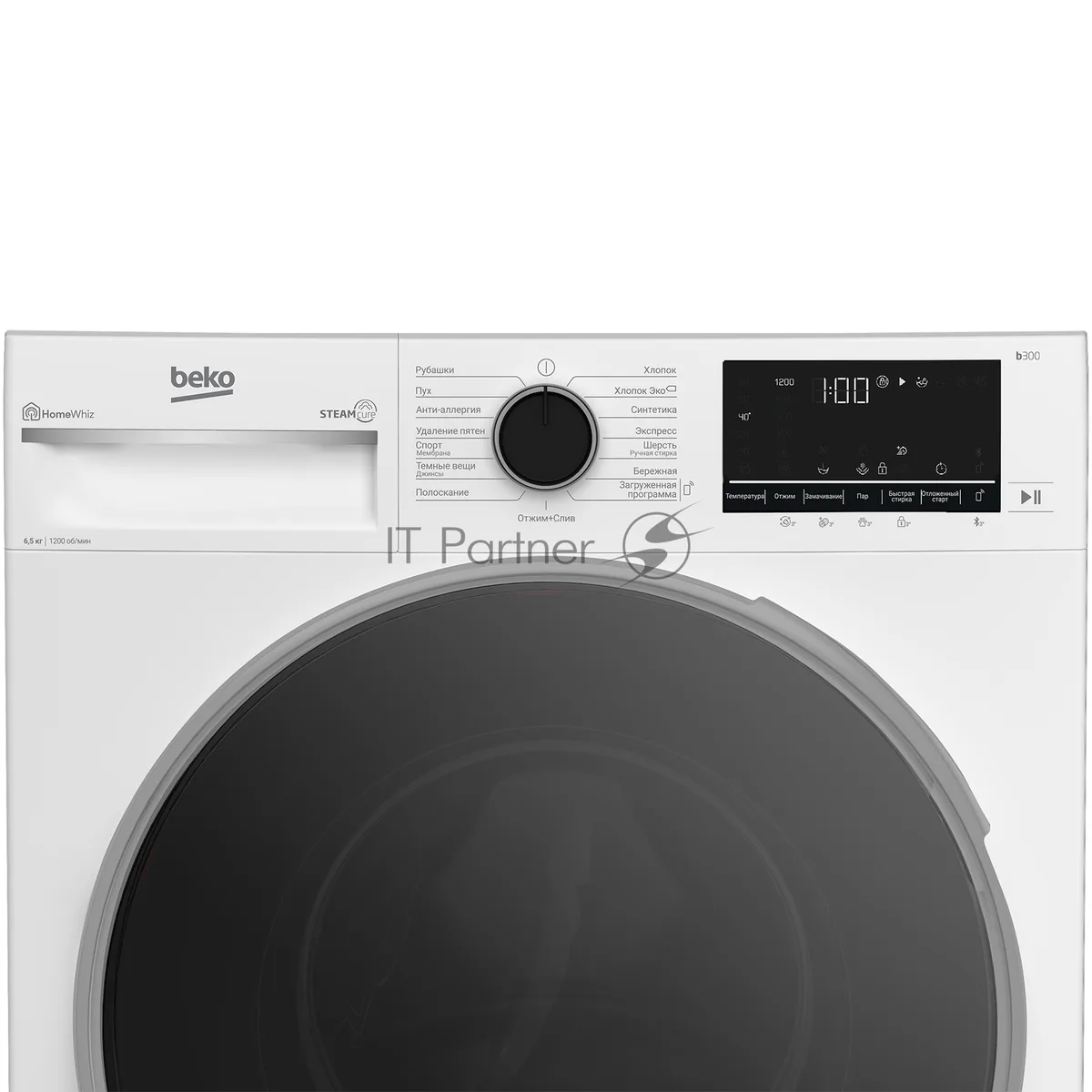 Стиральная машина Beko B3WFR56H2WC, фронтальная загрузка, белый — фото 3