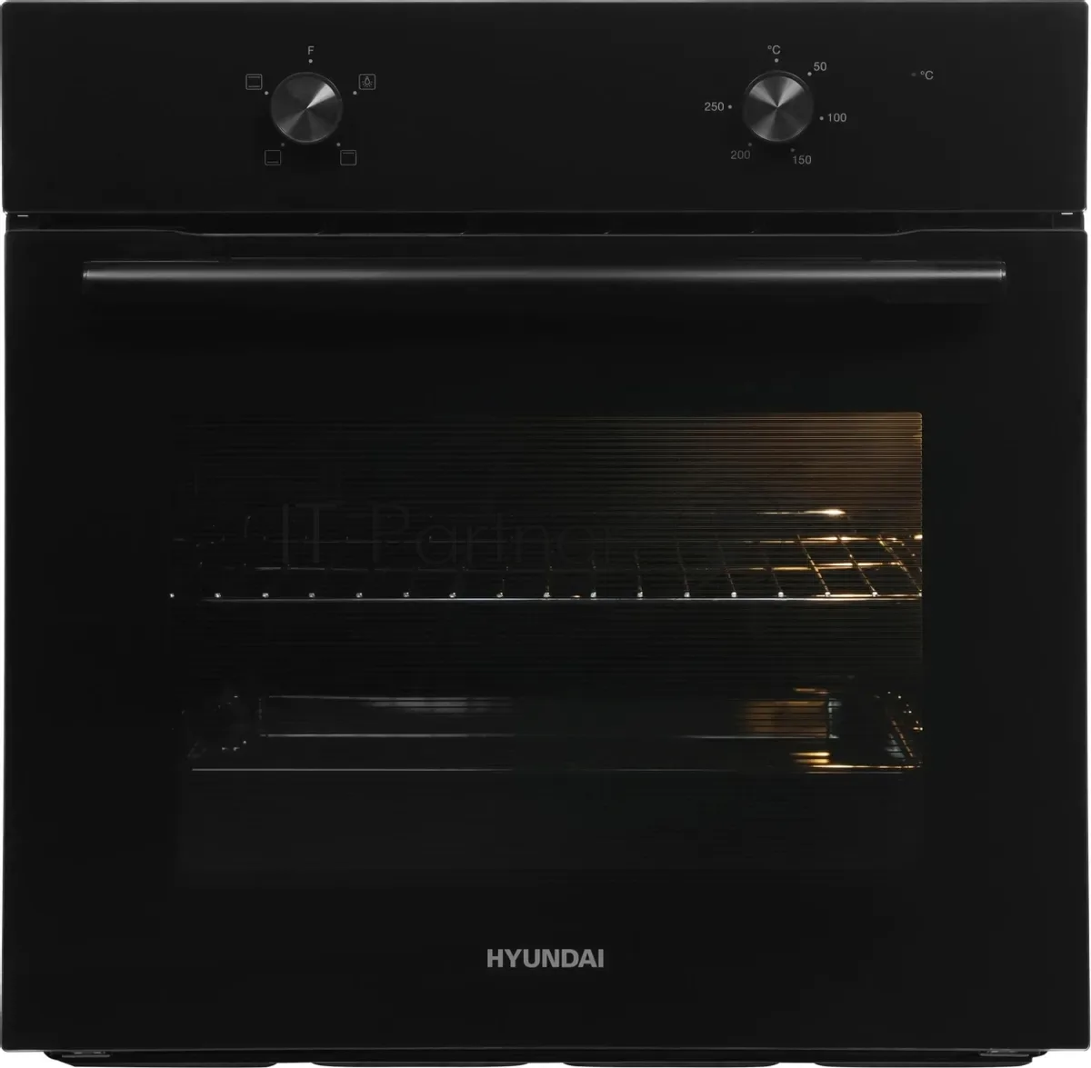 Духовой шкаф Hyundai HEO 6234 BG, электрический, чёрный
