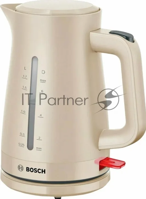 Чайник Bosch TWK3M127, электрический, бежевый