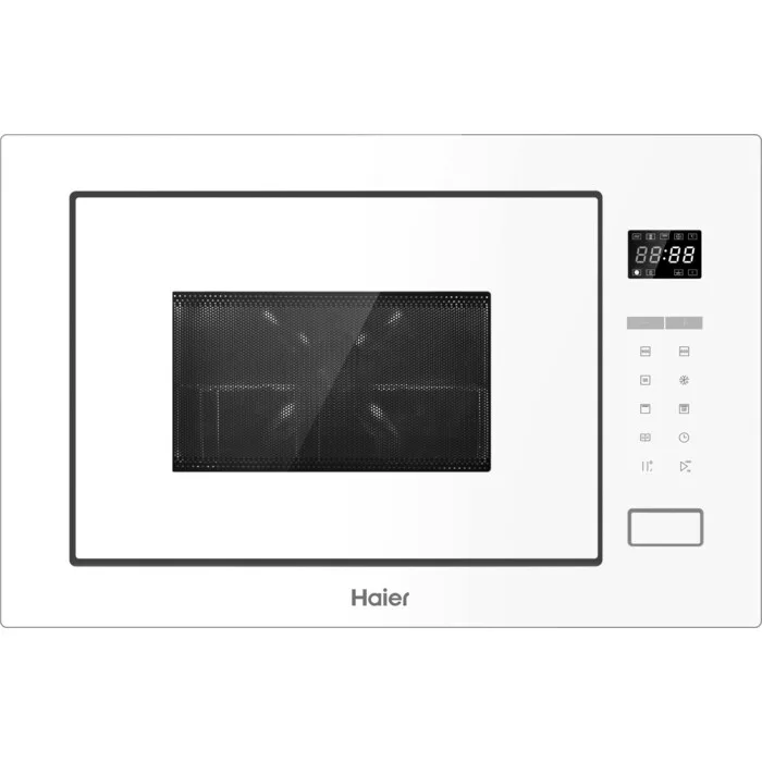Встраиваемая микроволновая печь Haier HMX-BTG259W, с грилем, белый