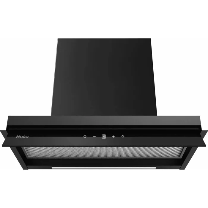 Вытяжка Haier HVX-W675TGB, каминная, чёрный