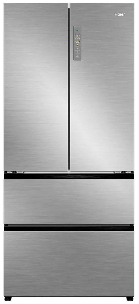 Холодильник Haier HB16FRSAAAERU, трёхкамерный, серебристый