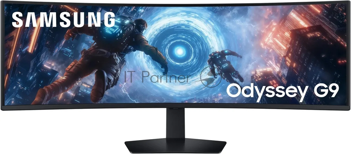 Монитор Samsung Odyssey G9 S49FG916EIXCI, 49", 5120x1440, VA, 144 Гц, чёрный