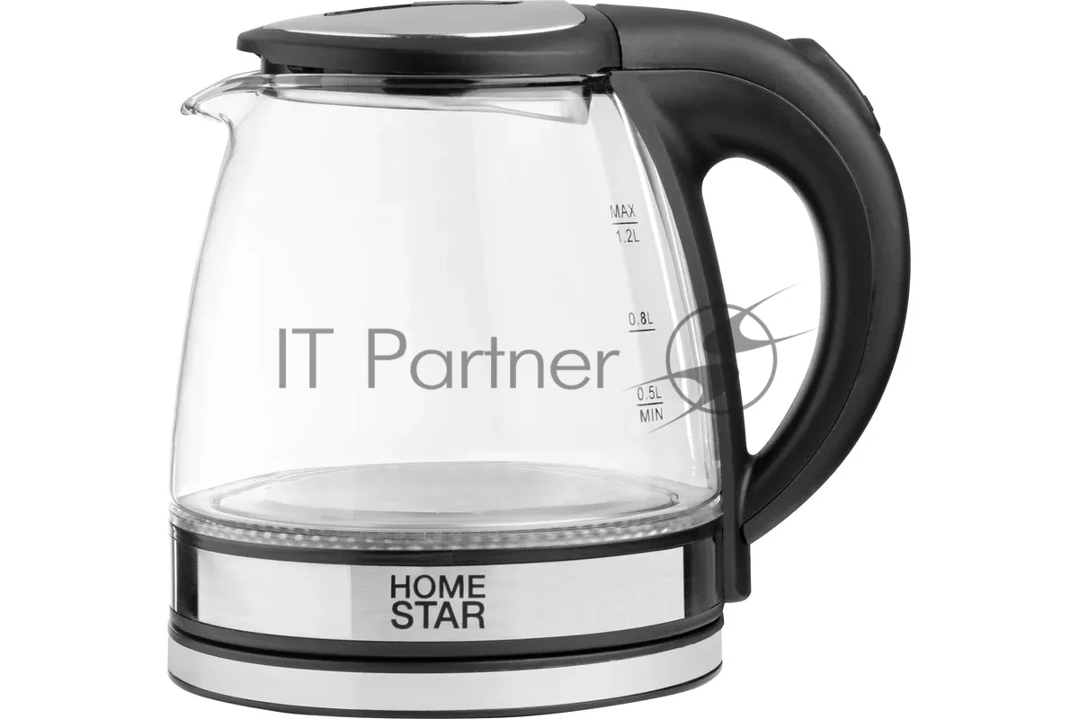 Чайник Homestar HS-1052, электрический, чёрный