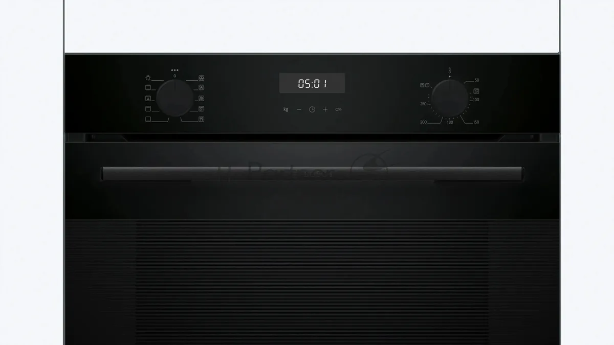 Духовой шкаф Bosch HJA737BA0, электрический, чёрный — фото 2