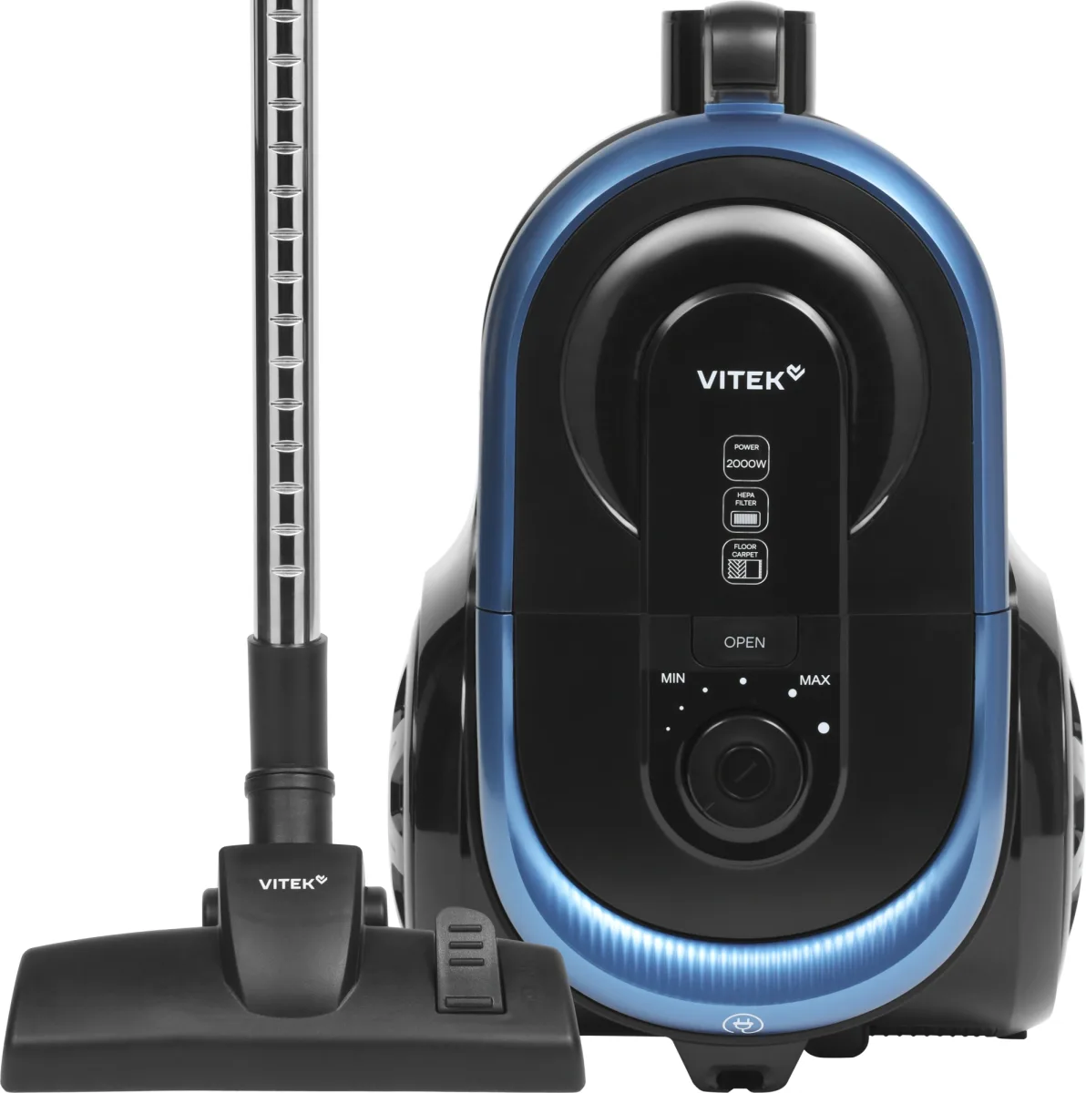 Пылесос Vitek VT-1842, обычный, чёрный