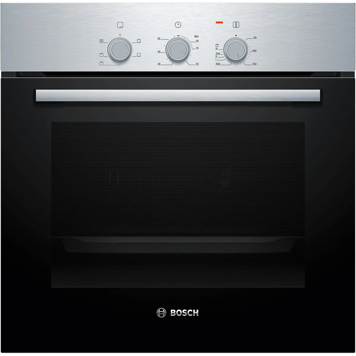Духовой шкаф Bosch HBF011BR0T, электрический, нержавеющая сталь