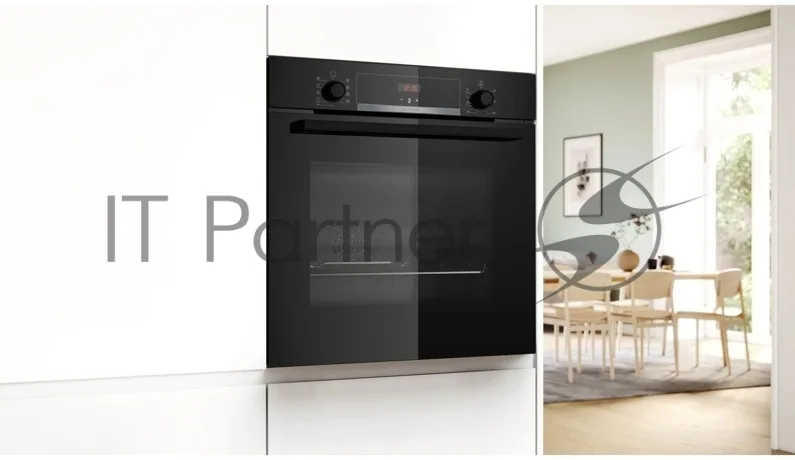 Духовой шкаф Bosch HBA534EB3, электрический, чёрный — фото 3