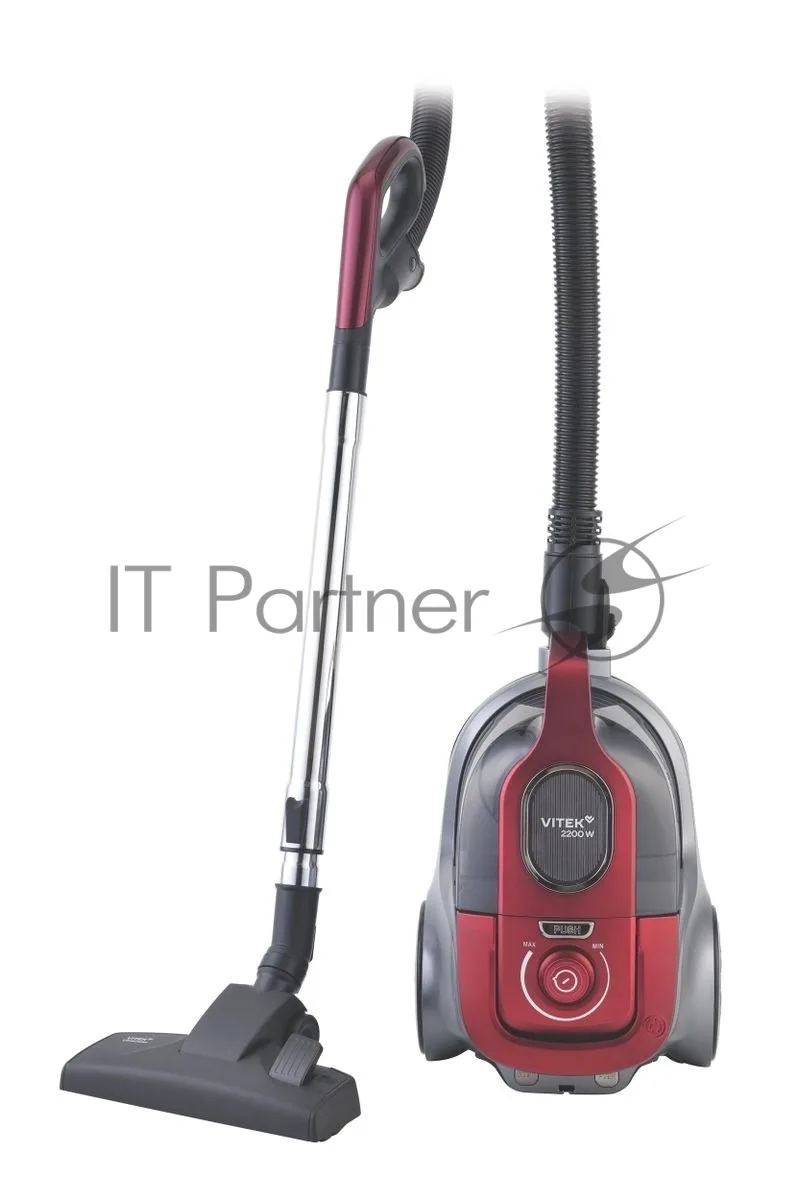 Пылесос Vitek VT-CV3113, обычный, красный