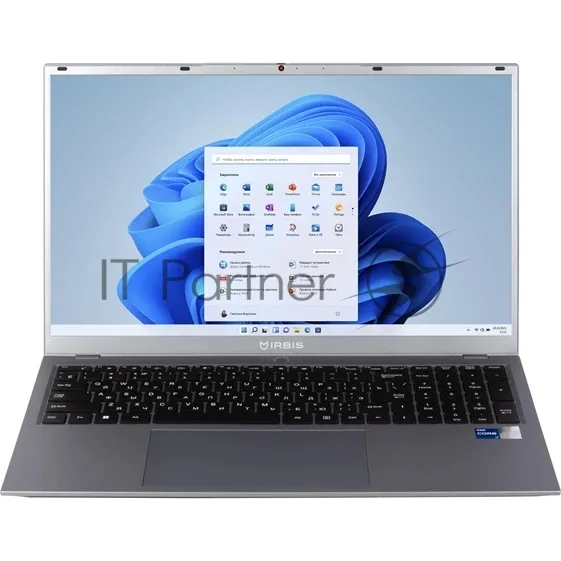 Ноутбук Irbis 17NBP4504D_G2, 17.3", Intel Core i5-1235U, 16 ГБ, 1 ТБ SSD, серый