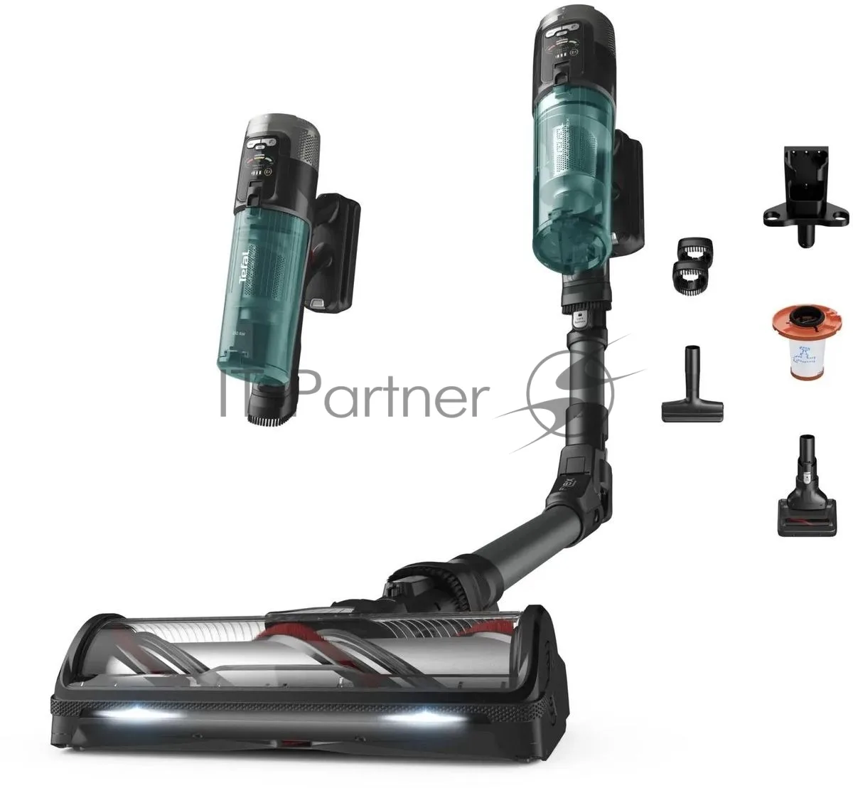 Вертикальный пылесос Tefal X-Force Flex TY9L42WO, беспроводной, серый — фото 2