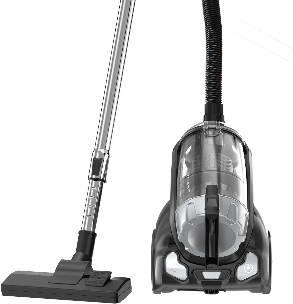 Пылесос Vitek VT-CV1230, обычный, чёрный