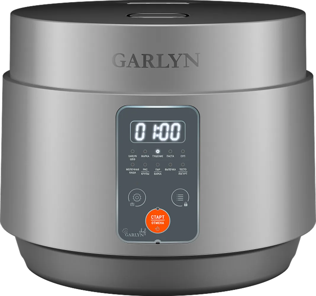 Мультиварка Garlyn MR-Solo 4 Pro, серый