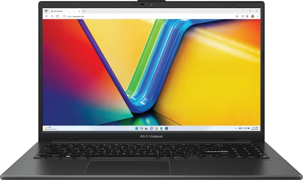 Ноутбук ASUS Vivobook Go 15 E1504FA-BQ2467, 15.6", AMD Ryzen 5 7520U, 16 ГБ, 512 ГБ SSD, чёрный