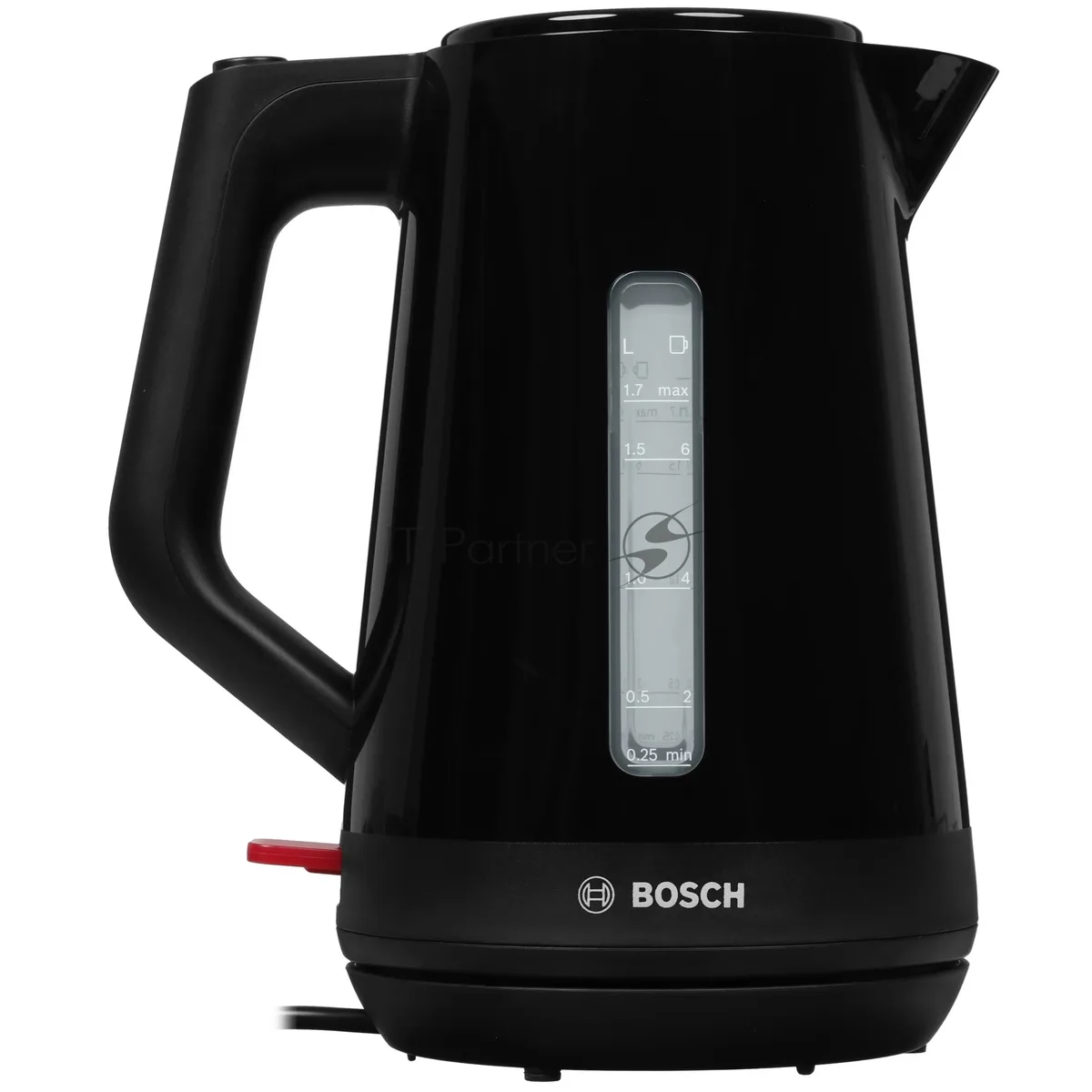 Чайник Bosch TWK1M123, электрический, чёрный