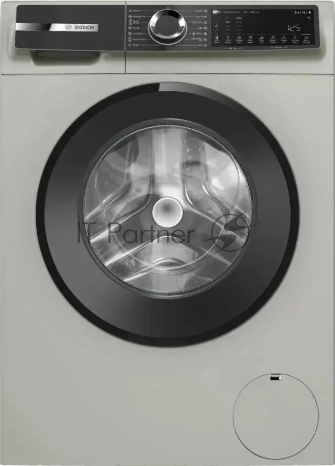 Стиральная машина Bosch WGK244ZXME, фронтальная загрузка, серый