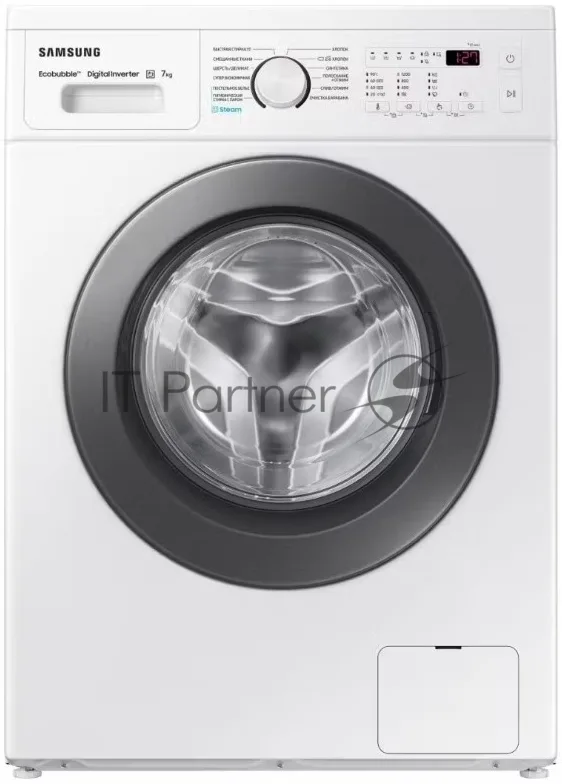 Стиральная машина Samsung WW70AG4S21VELD, фронтальная загрузка, белый