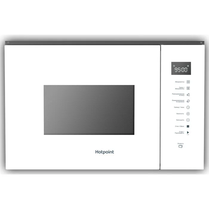 Встраиваемая микроволновая печь Hotpoint MF25G WH H, соло, белый
