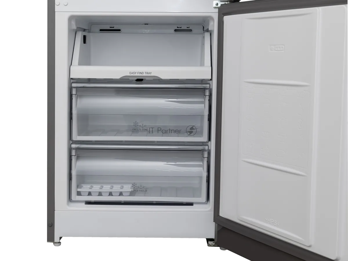 Холодильник Hotpoint HT 5200 C MX, двухкамерный, нержавеющая сталь — фото 2