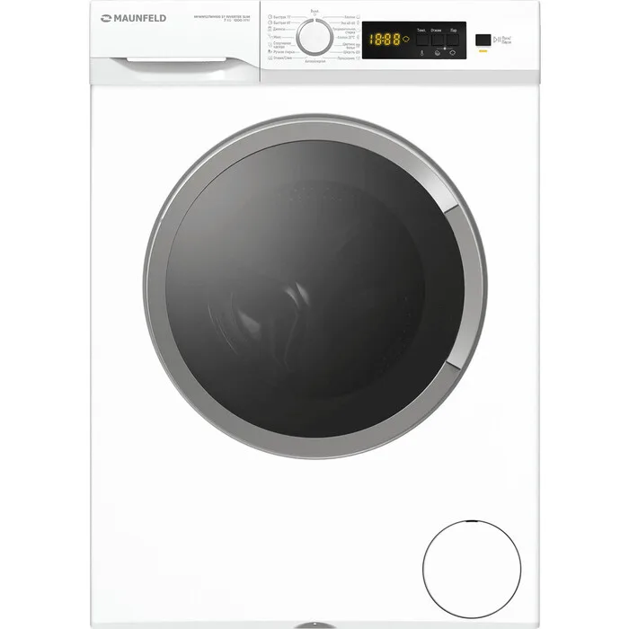 Стиральная машина Maunfeld MFWM127WH100, фронтальная загрузка, белый