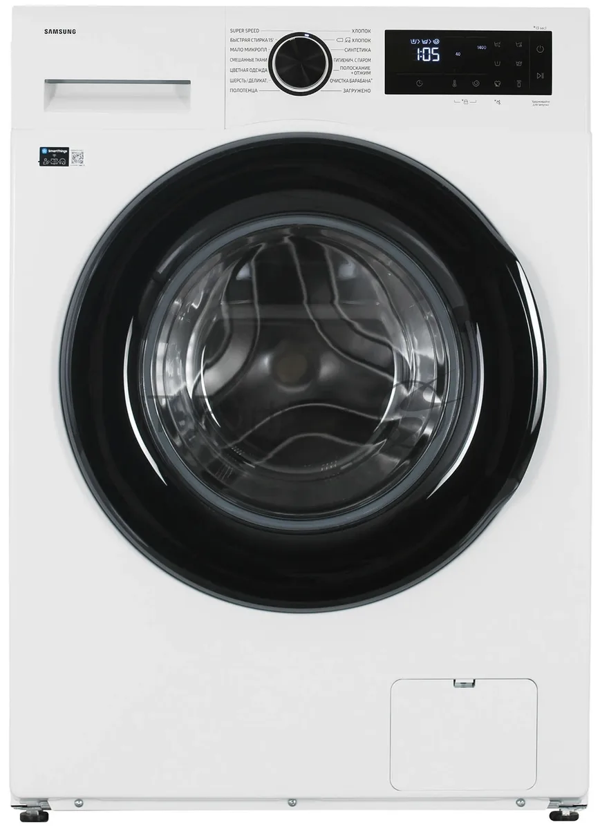 Стиральная машина Samsung WW90DG5U34AELP, фронтальная загрузка, белый