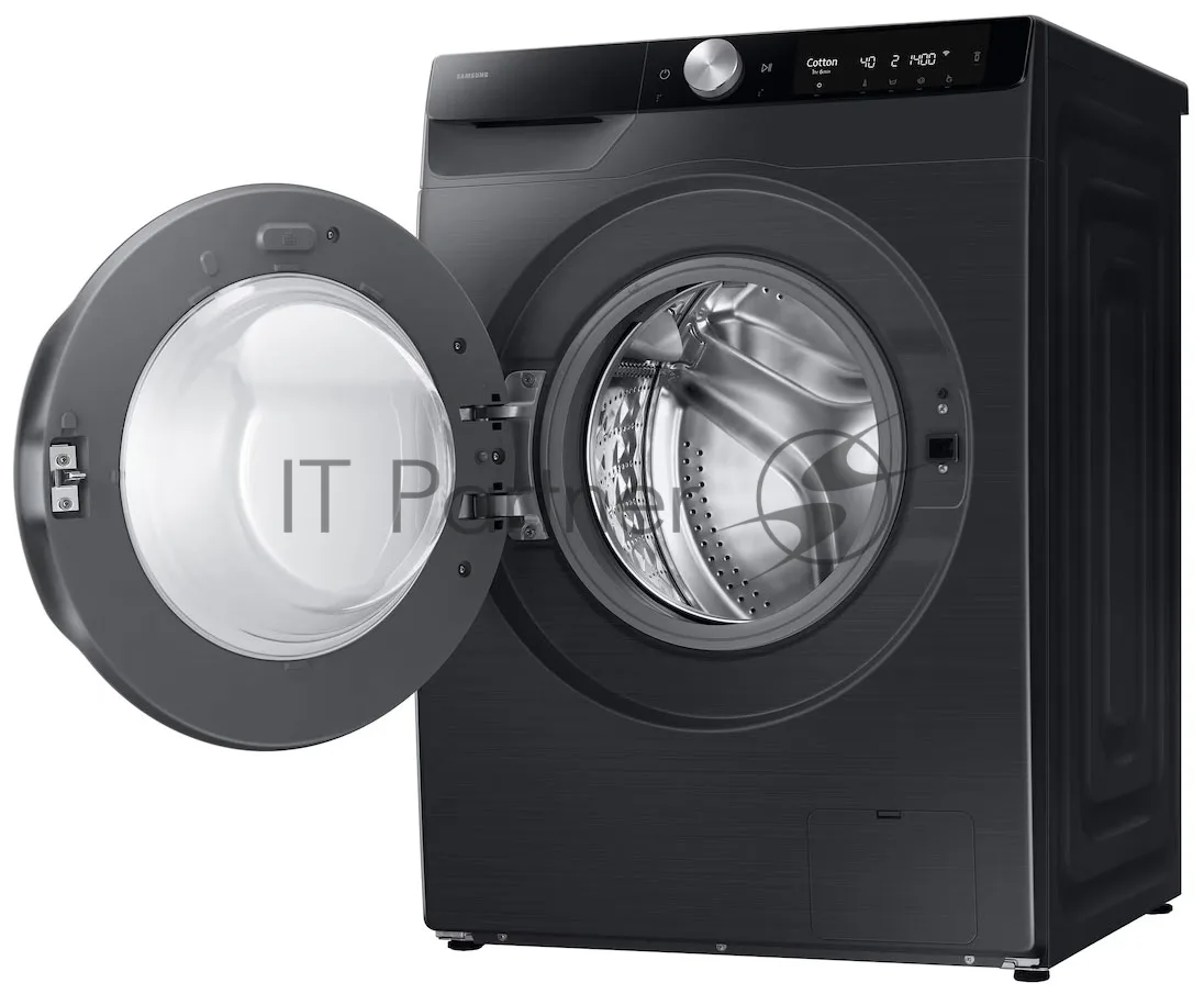 Стиральная машина Samsung WW90DG6U34LBLP, фронтальная загрузка, чёрный — фото 3
