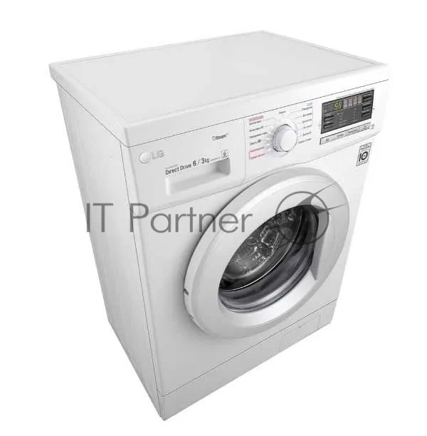 Стиральная машина LG F1296CDS0X, фронтальная загрузка, белый — фото 2