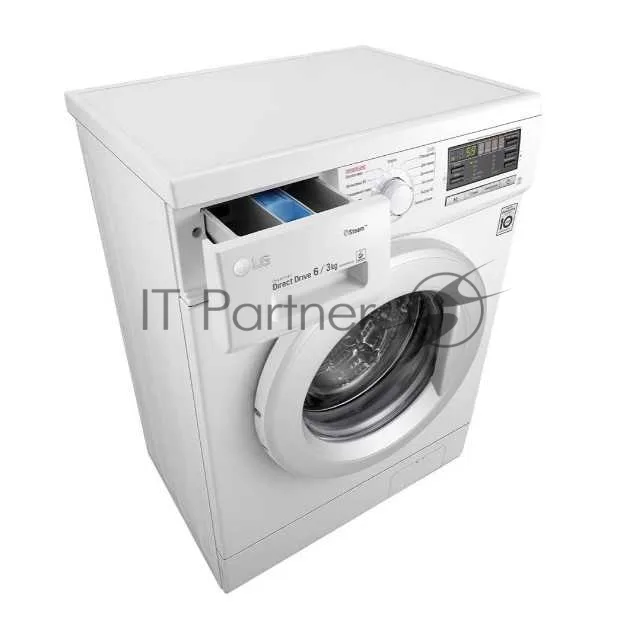 Стиральная машина LG F1296CDS0X, фронтальная загрузка, белый