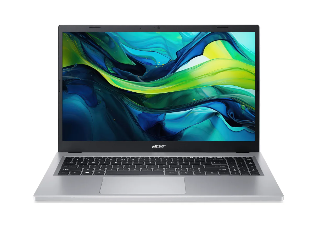 Ноутбук Acer Aspire AG15-21PT-R5GQ, 15.6", AMD Ryzen 5 7520U, 8 ГБ, 512 ГБ SSD, серебристый