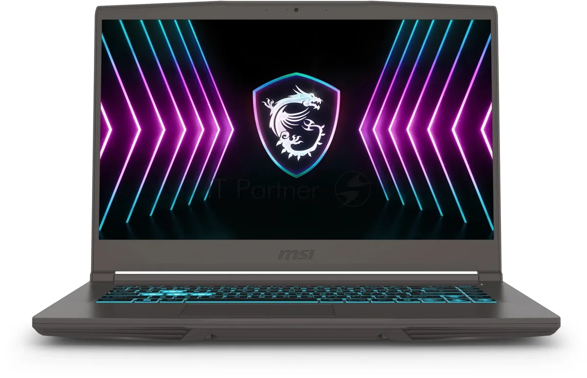 Ноутбук MSI Thin 15 B2RVE-3451XRU, 15.6", Intel Core 7 240H, 16 ГБ, 512 ГБ SSD, серый