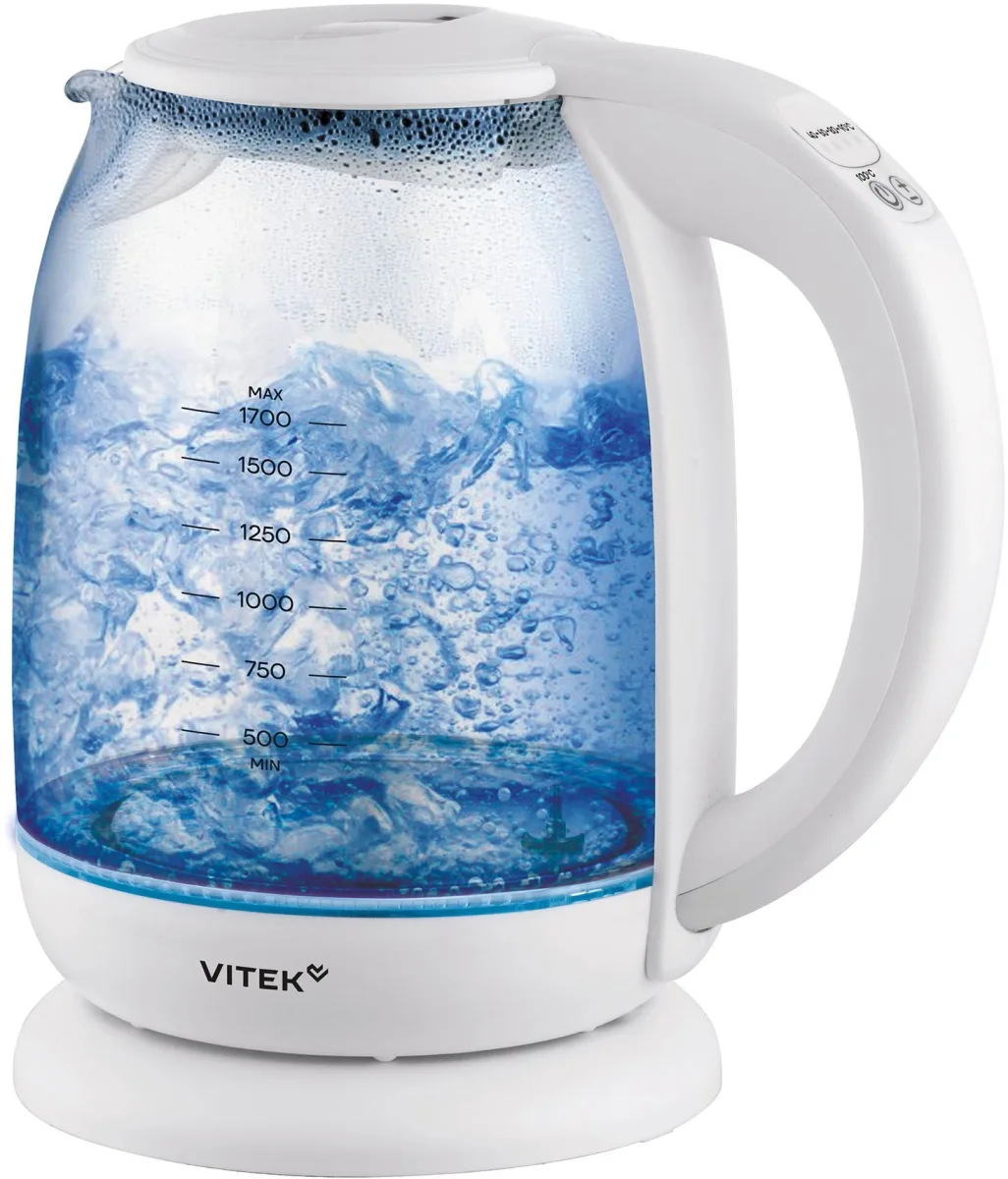 Чайник Vitek VT-WK1045, электрический, белый