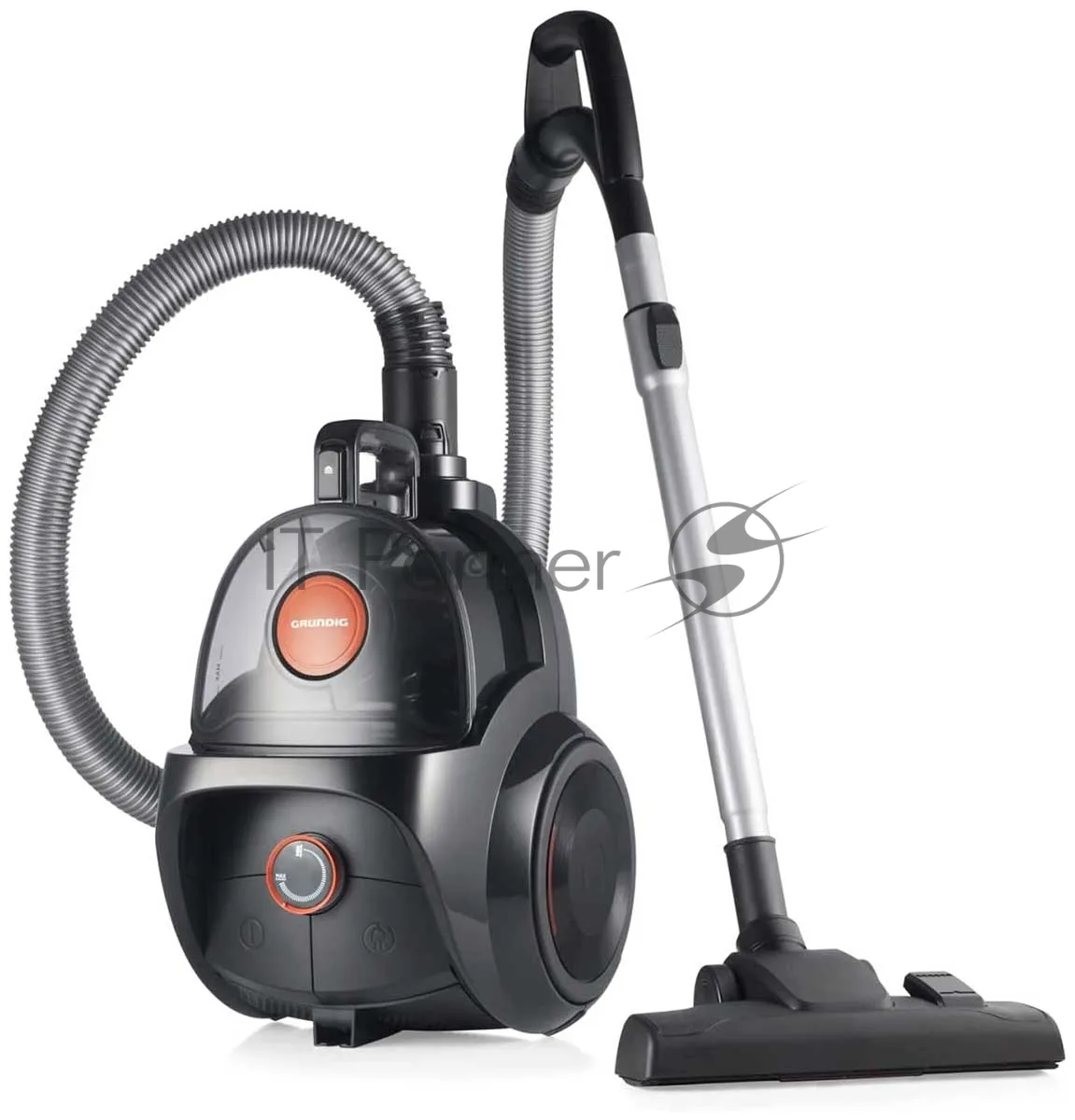 Пылесос Grundig VCC 7170 ECO, обычный, чёрный