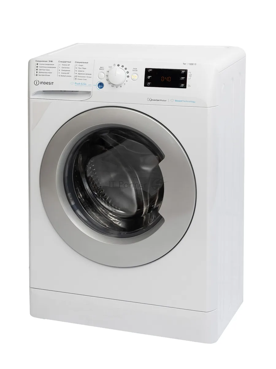 Стиральная машина Indesit BWSE 7129X WSV, белый — фото 3