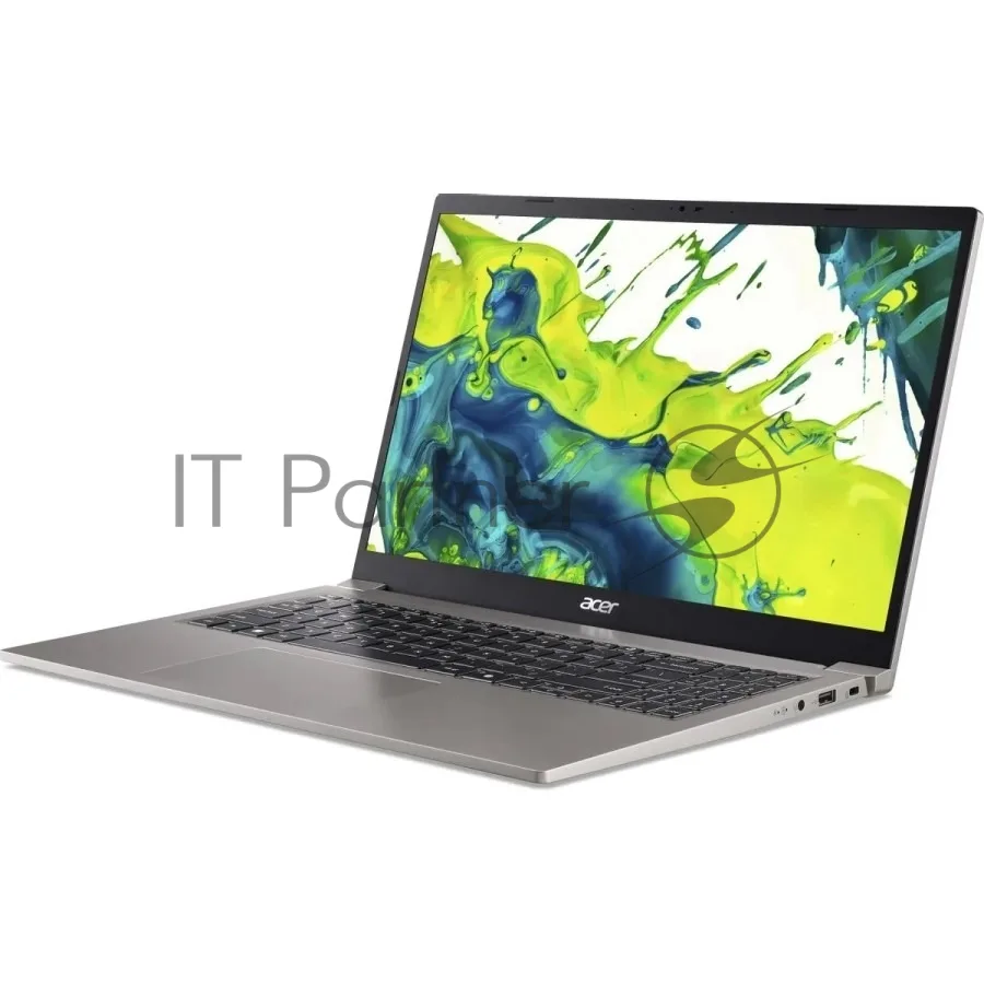 Ноутбук Acer Aspire Lite AL15-33P-3809, 15.6", Core 3 N355, 8 ГБ, 512 ГБ SSD, серебристый