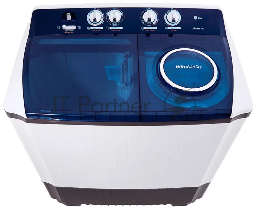 Стиральная машина LG P1461RWPL, вертикальная загрузка, белый